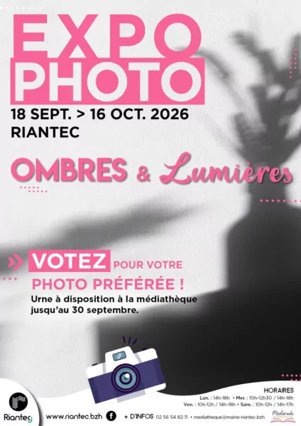 affiche EXPO photo Ombres et lumières -